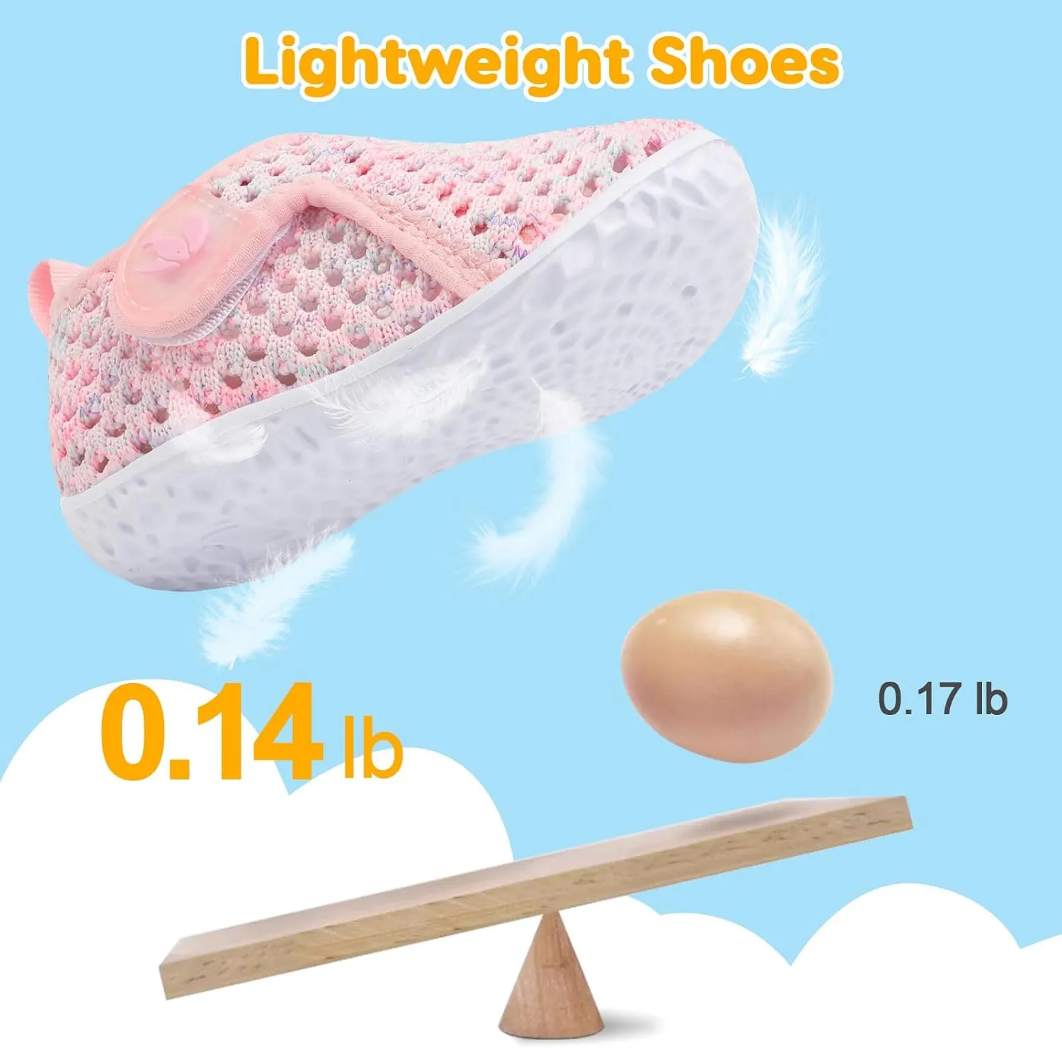 FEETCITY Boys Girls Water Shoes Kids Aqua Socks Quick Dry Barefoot for Beach Swimming Pool