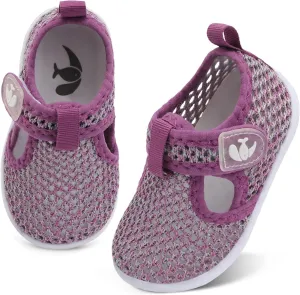FEETCITY Boys Girls Water Shoes Kids Aqua Socks Quick Dry Barefoot for Beach Swimming Pool