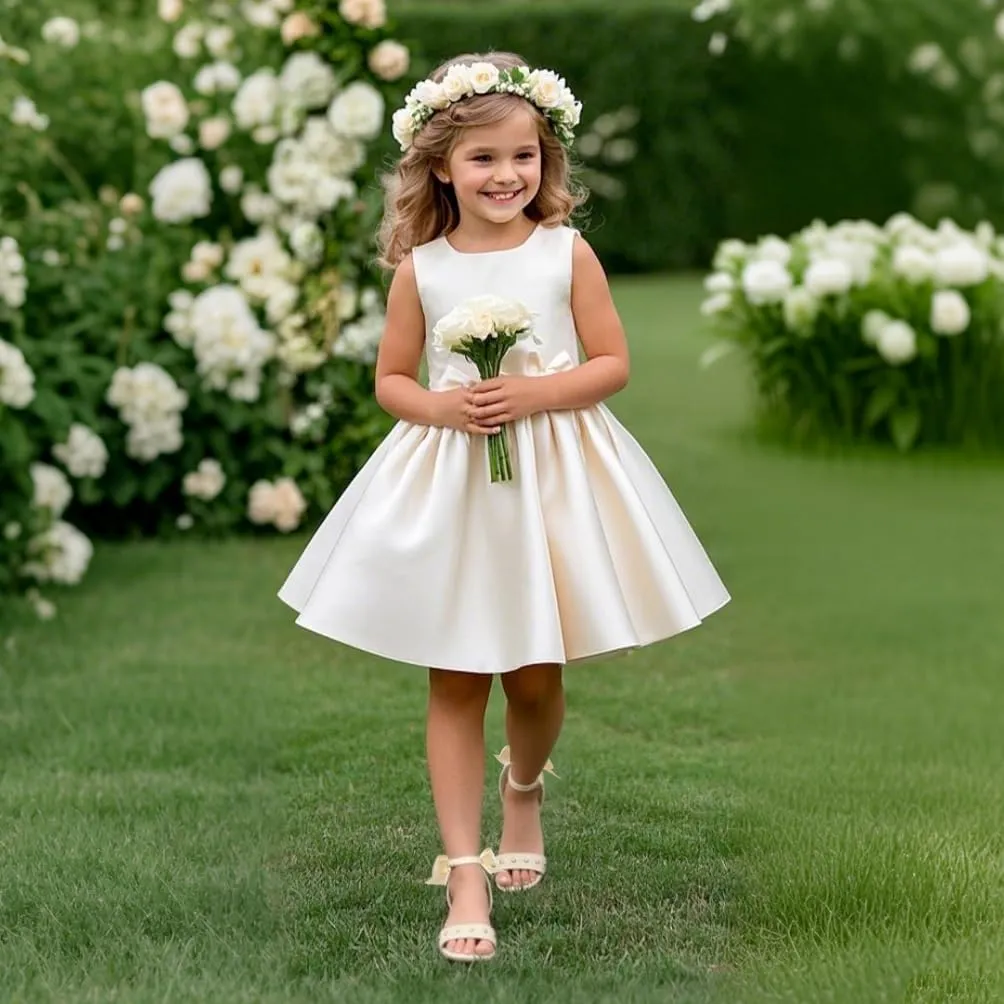 Felix & Flora Toddler Girl Sandals Open Toe Summer Flower Girl Dress Shoes