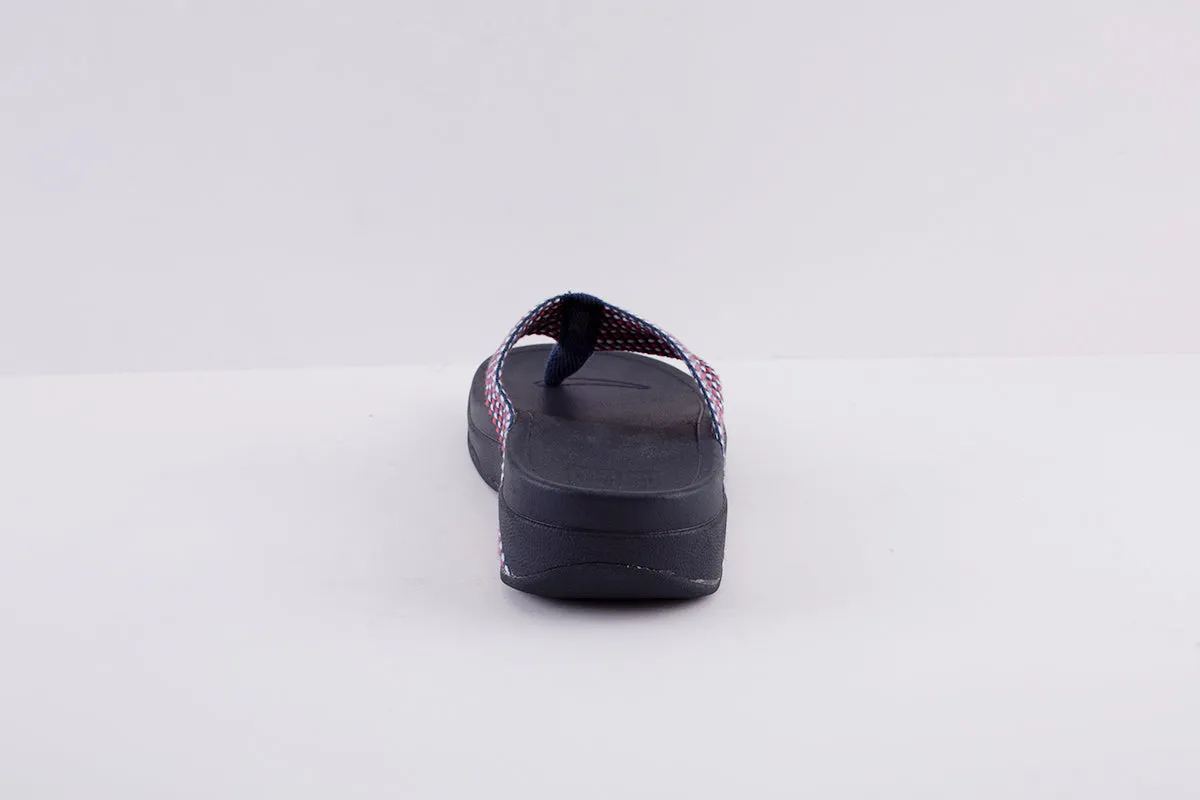FITFLOP - SURFA FABRIC TOE-POST MULE - NAVY