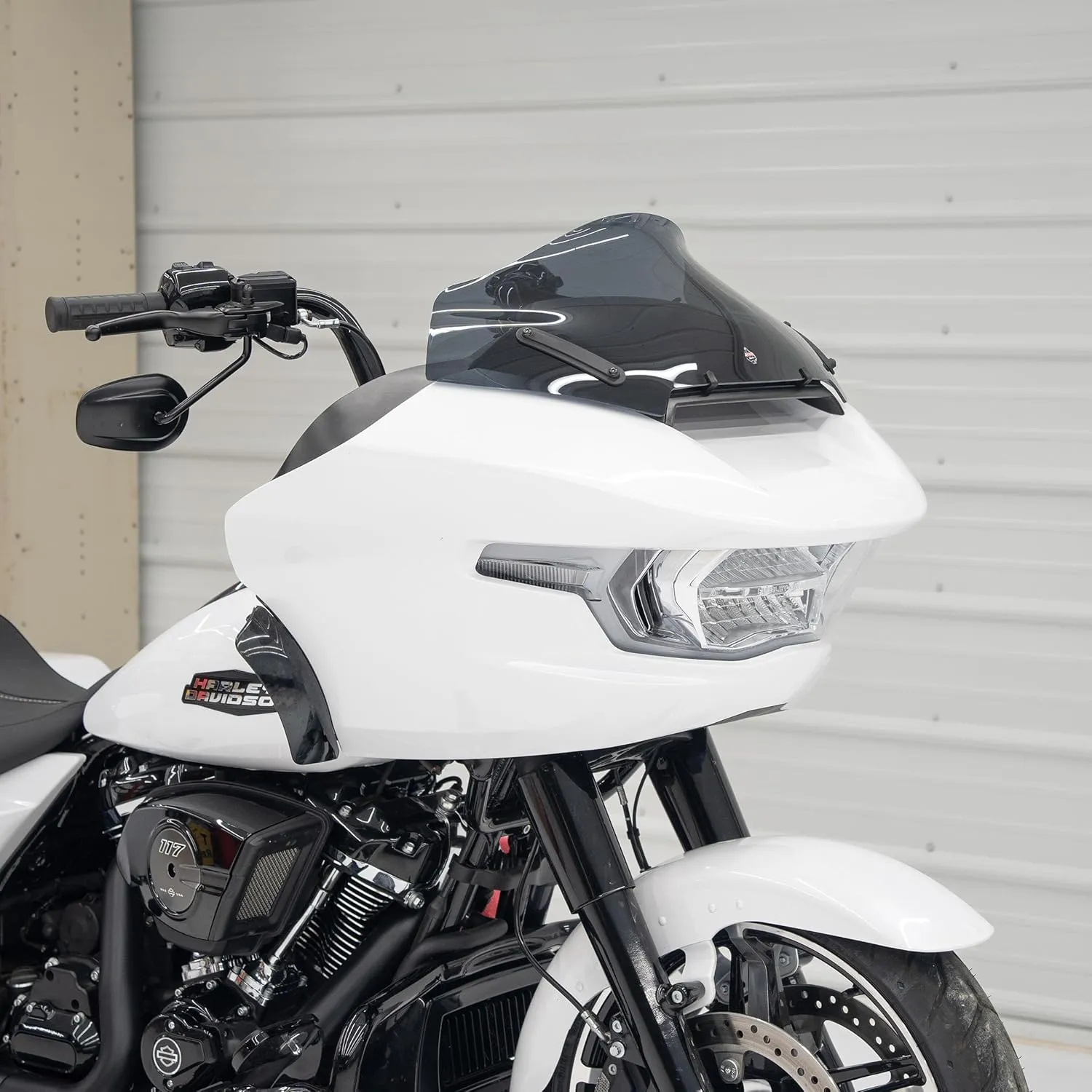 Flare Motorcycle Windshield for Harley-Davidson Road Glide FLTR, 2023.5-2024 (Dark Smoke, 10" Sport)