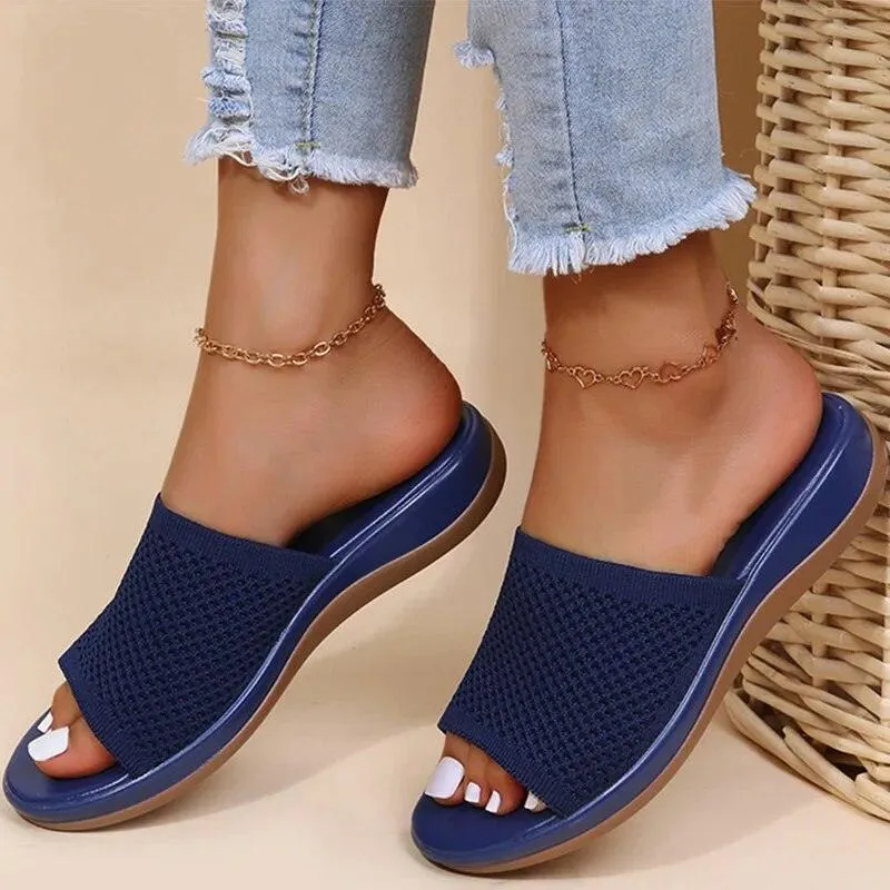 FLORENZA | Stylish Mesh Flip Flops Women