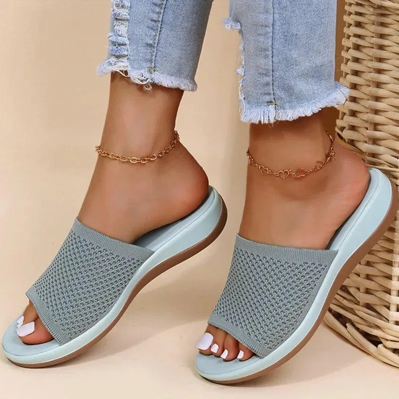 FLORENZA | Stylish Mesh Flip Flops Women