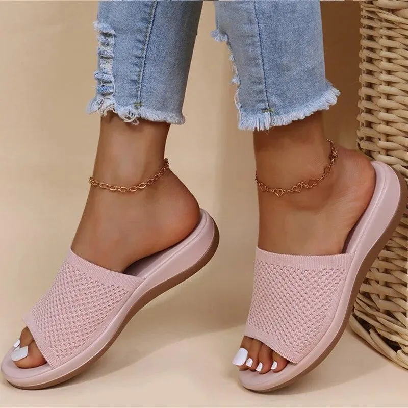FLORENZA | Stylish Mesh Flip Flops Women