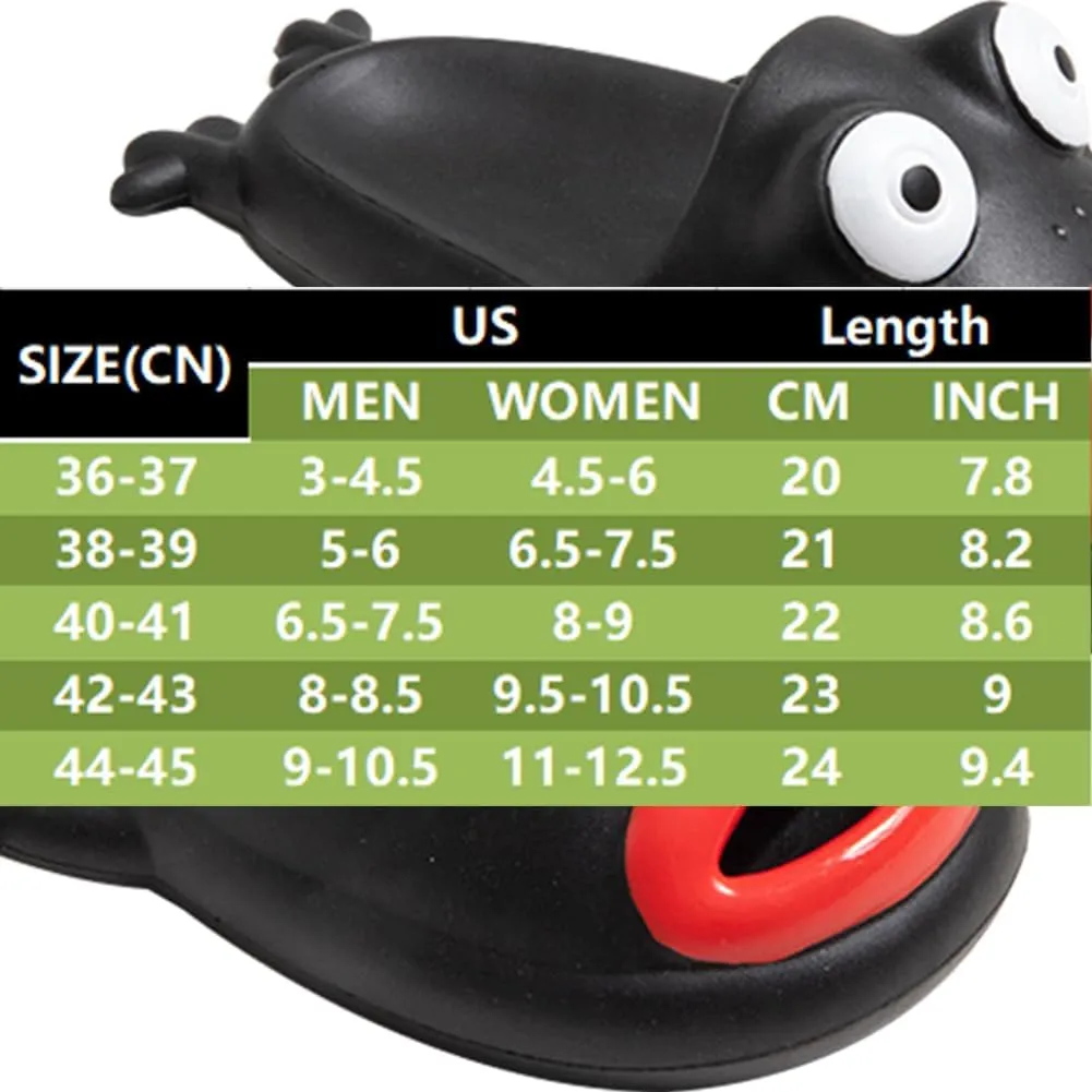 Frog Flip Flops - Couple Beach Slippers, Bath Shoes, Non-Slip Fish Slipper, Summer Funny Slides