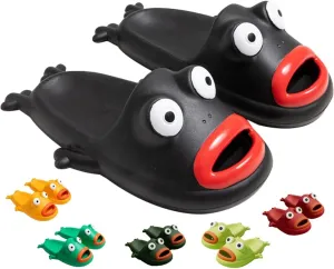 Frog Flip Flops - Couple Beach Slippers, Bath Shoes, Non-Slip Fish Slipper, Summer Funny Slides