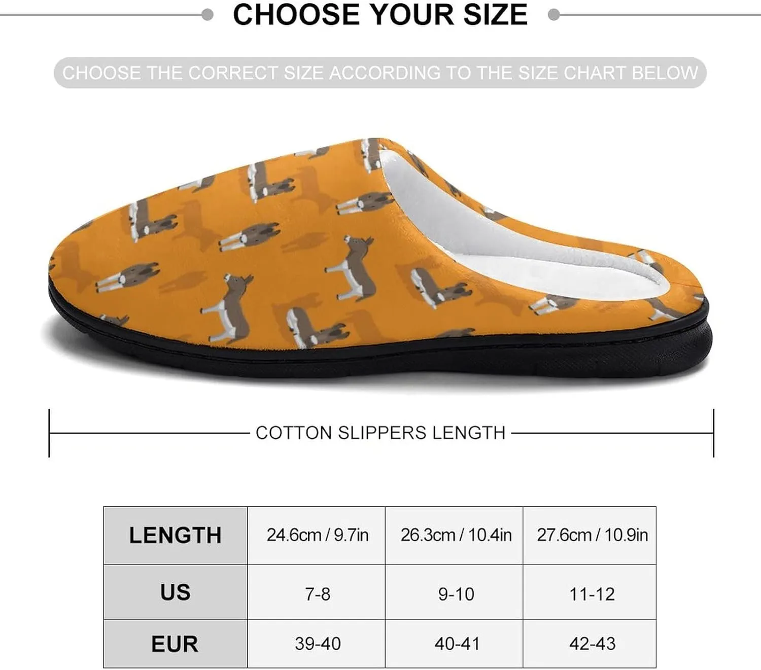 Funny Cartoon Donkey Pattern Slippers for Women Girls Soft Indoor Outdoor Winter Warm Comfy House Bedroom Slippers