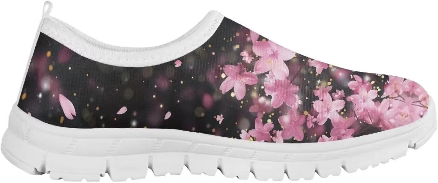 Girls Slip On Sneakers Cute Little Kids Tennis Shoes School Running Shoes