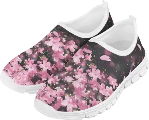 Girls Slip On Sneakers Cute Little Kids Tennis Shoes School Running Shoes