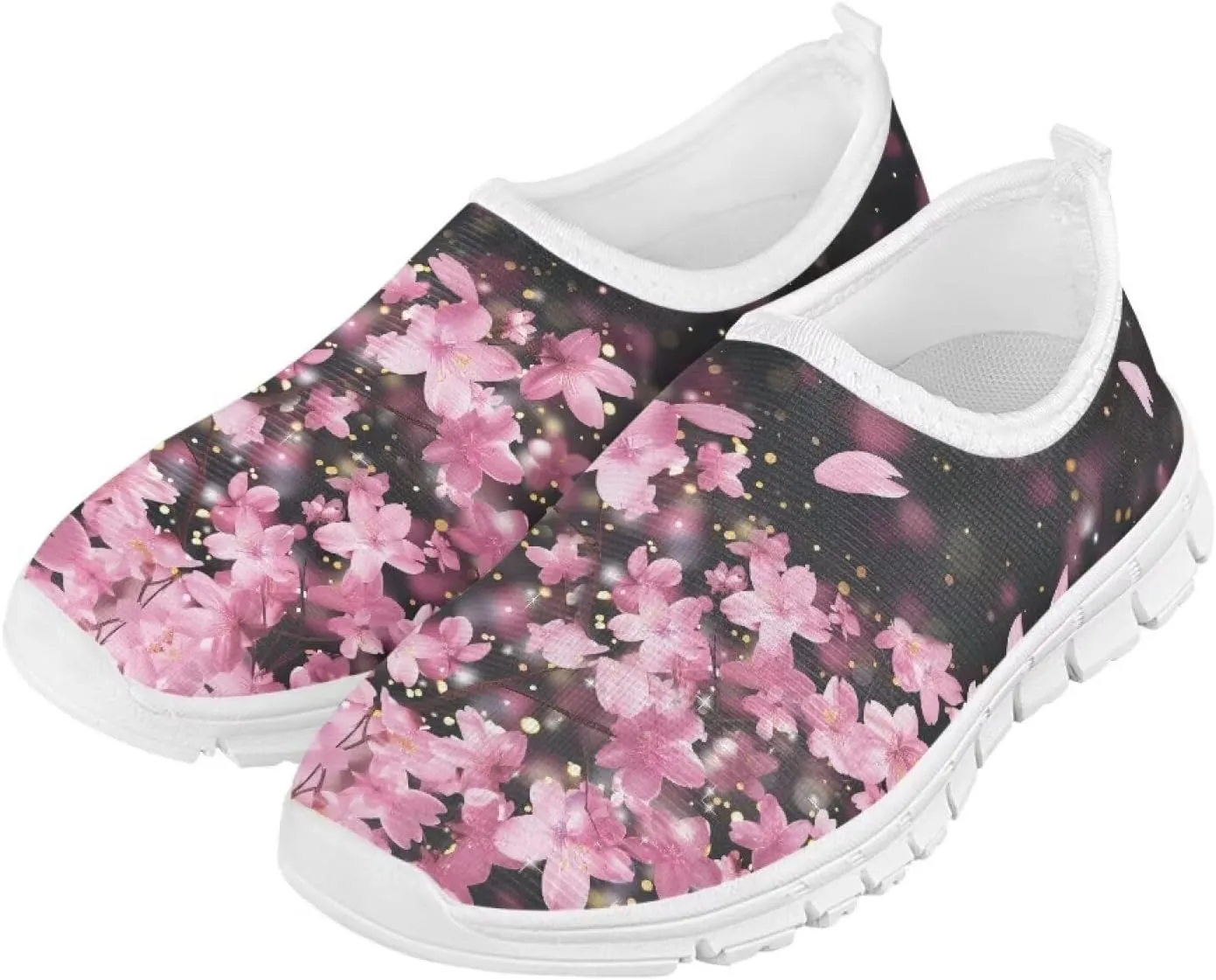 Girls Slip On Sneakers Cute Little Kids Tennis Shoes School Running Shoes
