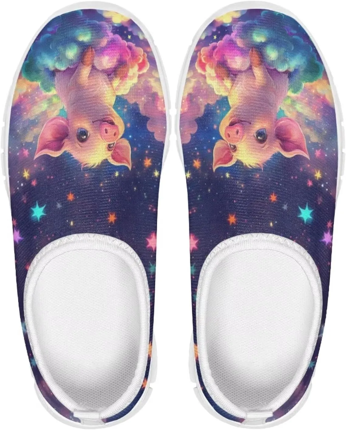 Girls Tennis Shoes Cute Little Kid Slip On Sneakers School Running Shoes