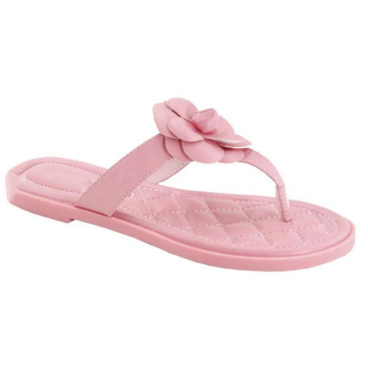 GRACIE QUILTED ROSE FLIP-FLOP