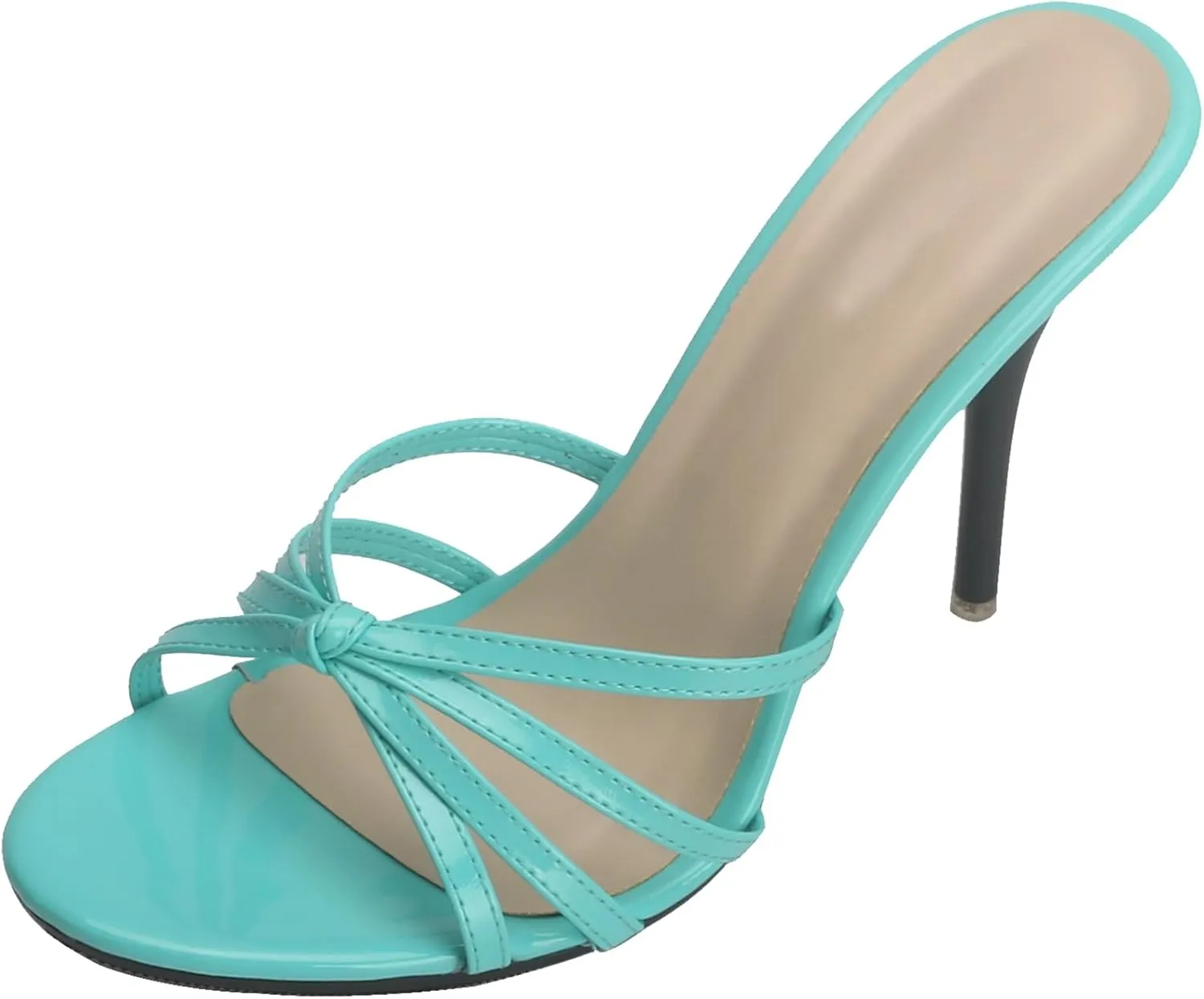 Hanfike High Heel Slide Sandals for Women Stiletto Dressy Sexy Mules