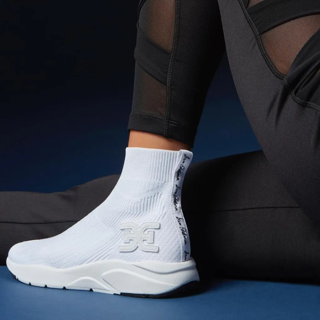 Happy customers On Stretch Tara Sam Sock Fitted Rounded White Toe Sneakers Slip Knit Edelman Tech-savvy