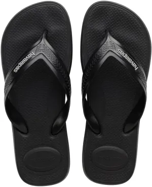 Havaianas for Men - Top Max Comfort Flip Flops, Black, 9/10