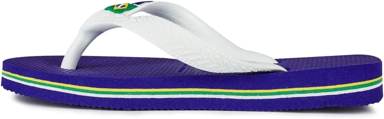 Havaianas Unisex-Child Brazil Logo Sandal Steel Grey Flip Flop
