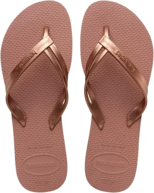 Havaianas Women's Elegance Flip Flops Sandals - Black, 9/10