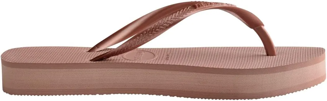 Havaianas Women's Slim Flatform Sandal Crocus Rose Flip-Flop