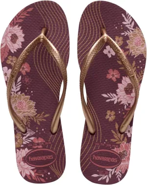havaianas Women's Slim Organic Purple Soil Flip-Flop