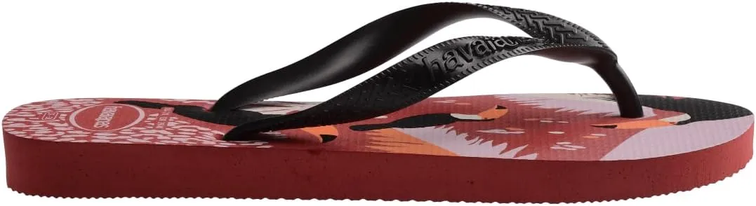 Havaianas Women's Top Tropical Vibes Mahogany Flip-Flop
