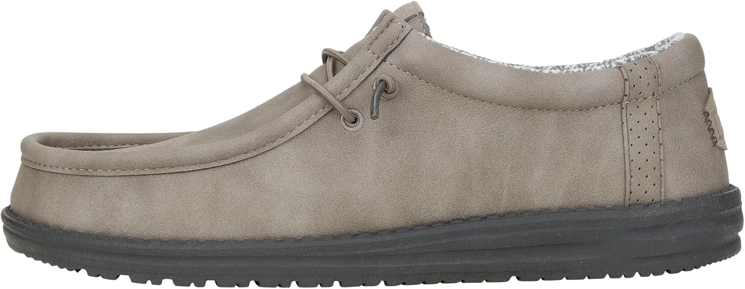 HEYDUDE Wally Classic Grey Size 14, Men’s Shoes, Slip-on Loafers, Comfortable & Light-Weight
