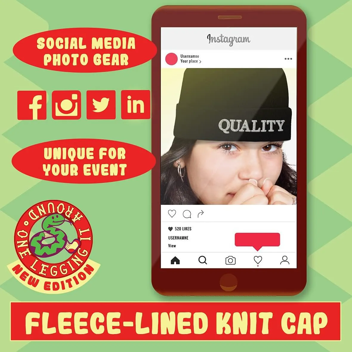 #hicky - Soft Hashtag Adult Beanie Cap