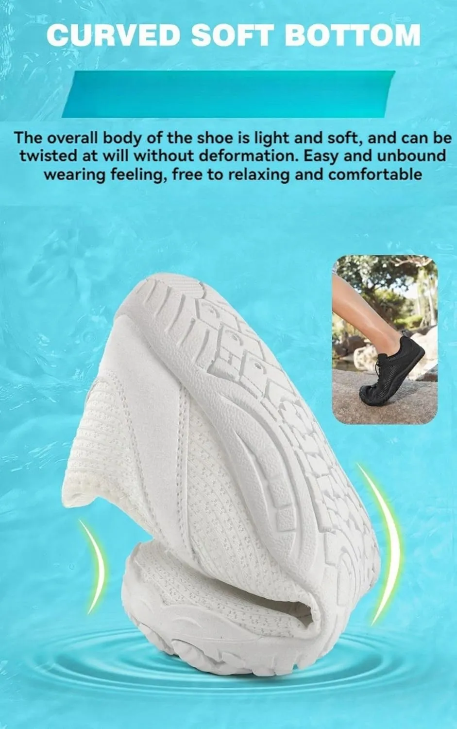 Hike Barefoot Shoes for Women Men Wide Toe Box Healthy & Non-Slip Barefoot Outdoor Unisex Pro Shoes Sneakers Aqua Sports Outdoor Quick Dry Zero Drop Trail Running Shoe