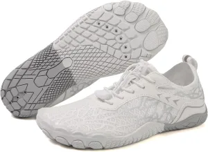 Hike Barefoot Shoes Women Men, Pro Barefoot Footwear Wide Toe Box Healthy & Non-Slip Barefoot Hike Shoes Waterproof Aqua Swim Surf Hiking Shoes Unisex