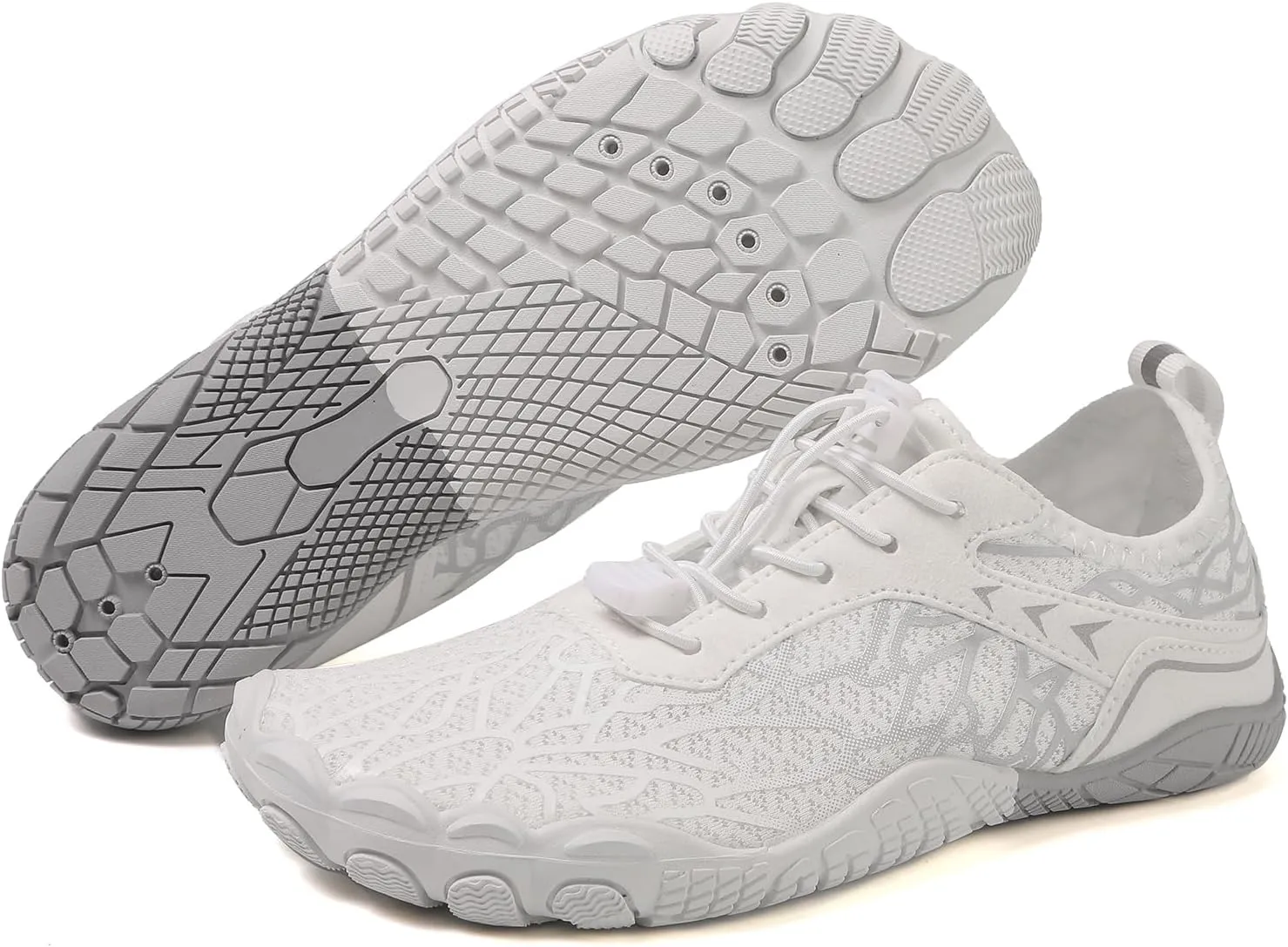 Hike Barefoot Shoes Women Men, Pro Barefoot Footwear Wide Toe Box Healthy & Non-Slip Barefoot Hike Shoes Waterproof Aqua Swim Surf Hiking Shoes Unisex