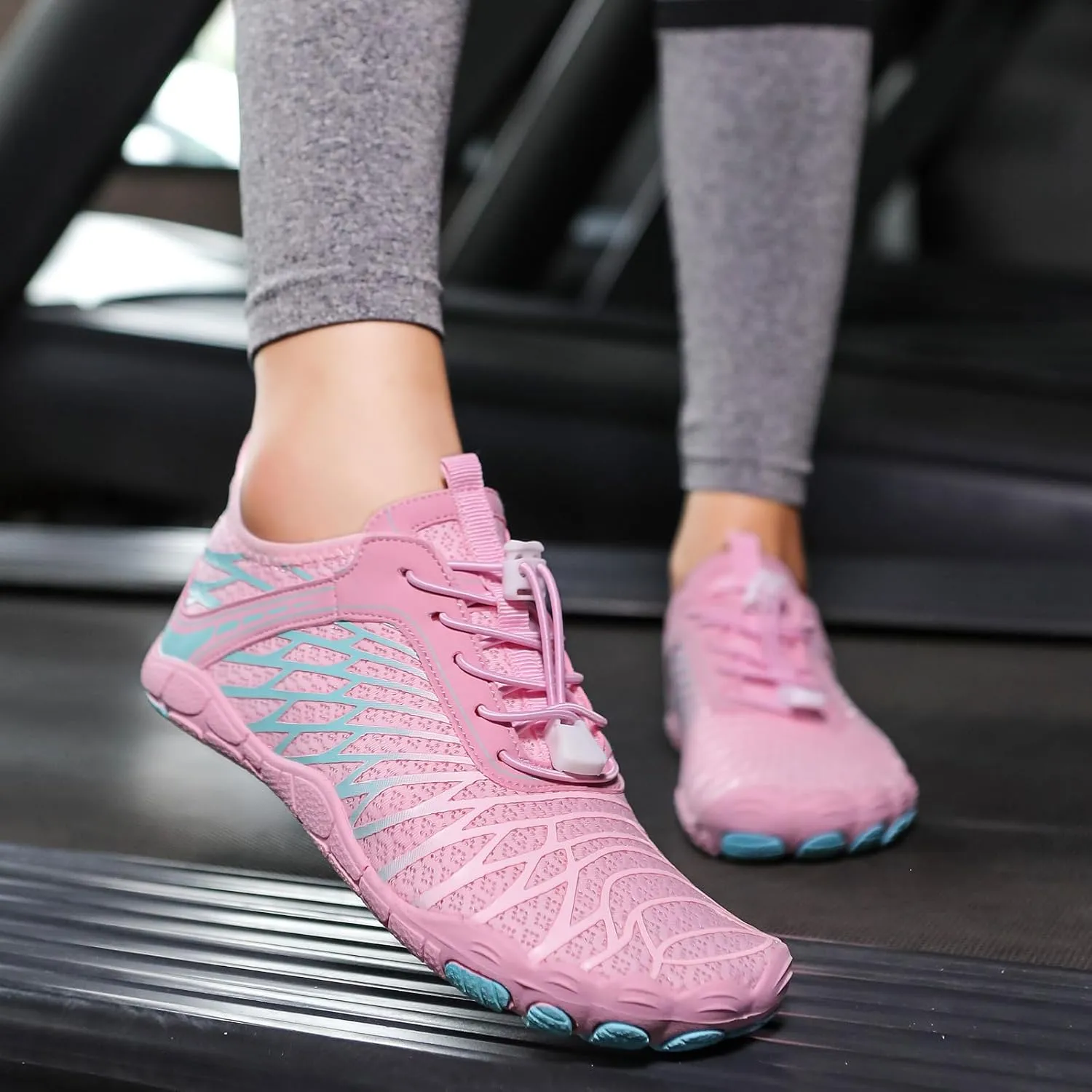 Hike Barefoot Shoes Women with Wide Toe Box Non-Slip Quick Dry Grounded Water Shoes for Women Men Beach Pool Hiking Walking Footwear