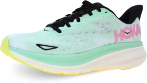 Hoka Women's Clifton 9 Sneaker, Mint Fluorite/Snow Melt, 8.5