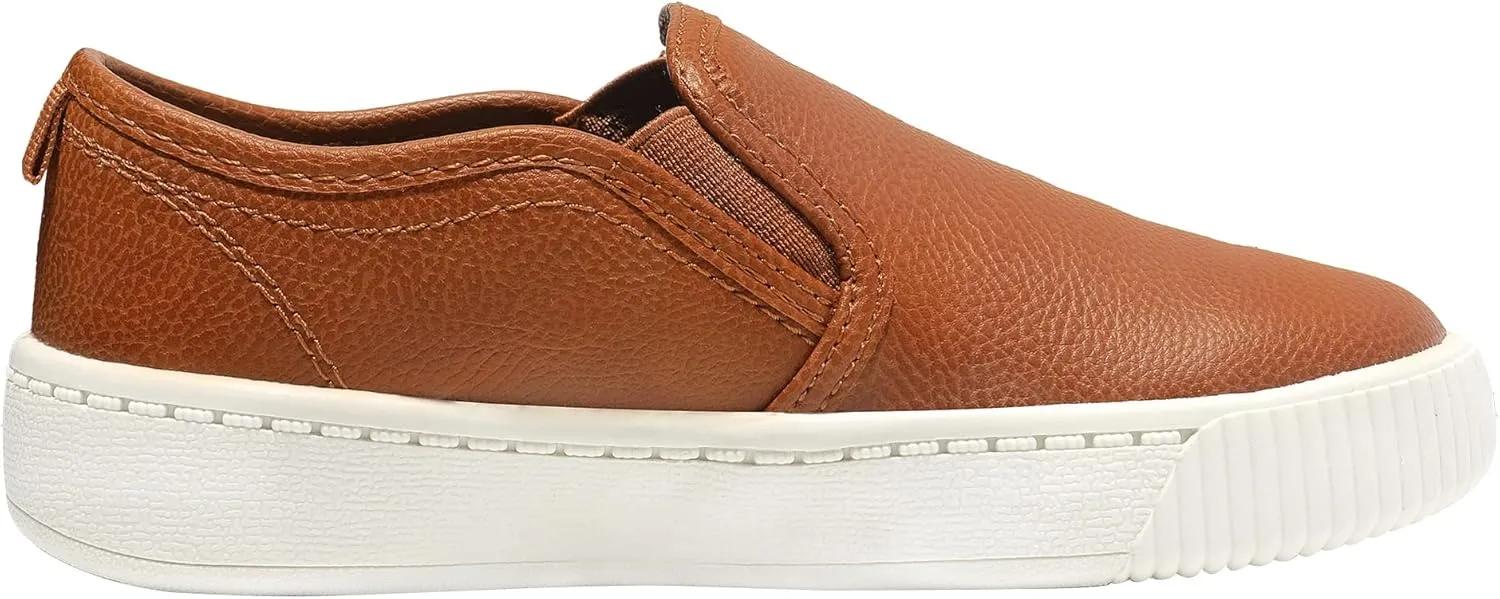 HOMEHOT Boys Slip on Sneakers Casual Dress Shoes Faux Leather Loafers (Toddler,Big Kids, Little Kids)