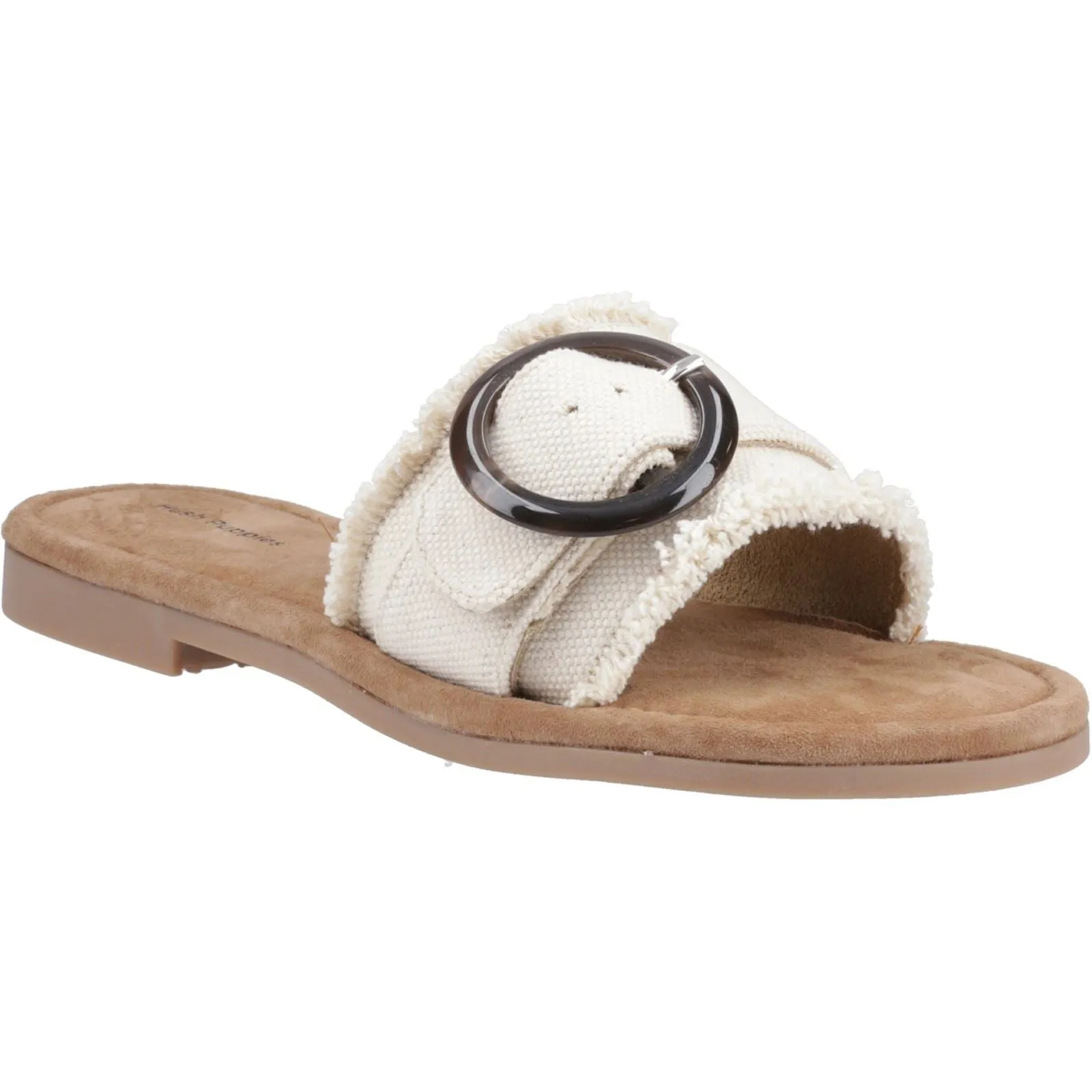 Hush Puppies Hayley Textile Women's Cream Sandals