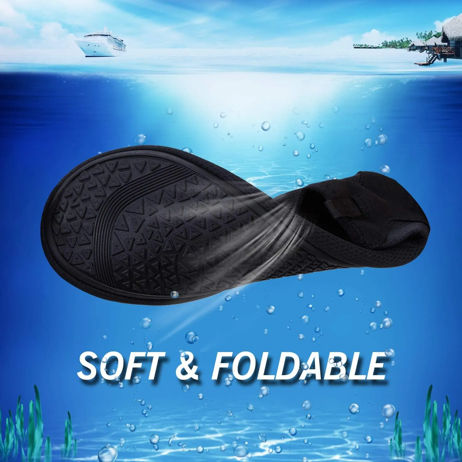 IceUnicorn Water Shoes Men Women Beach Swim Aqua Barefoot Socks Pool Quick Dry Yoga