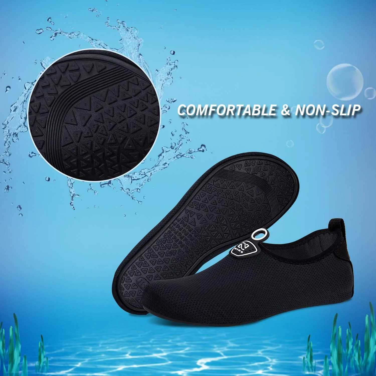 IceUnicorn Water Shoes Men Women Beach Swim Aqua Barefoot Socks Pool Quick Dry Yoga