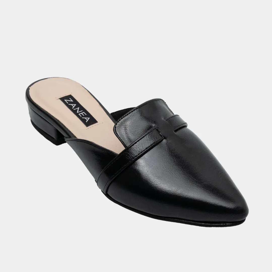 Ines Slip-On Loafers (Black)