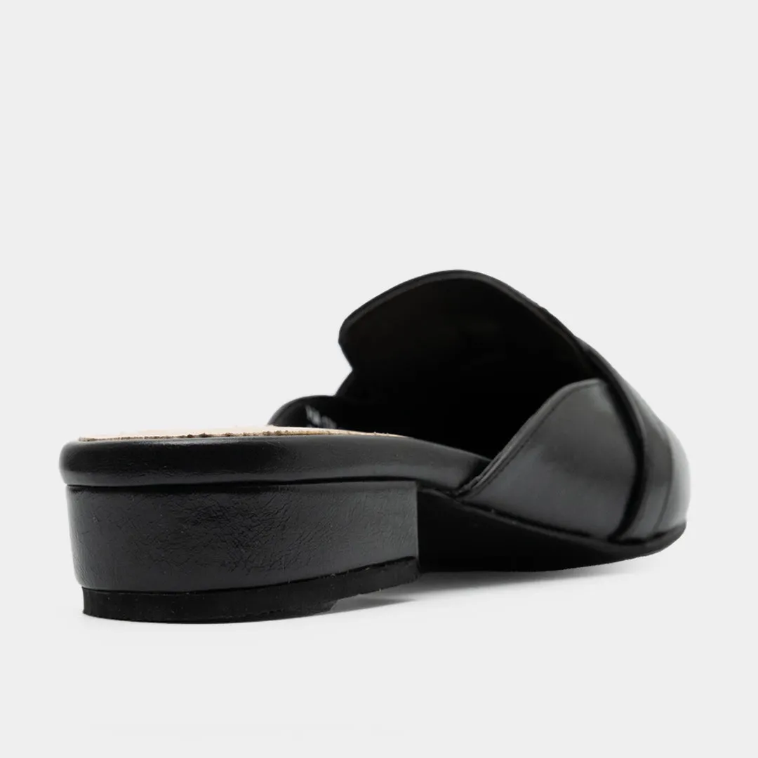 Ines Slip-On Loafers (Black)