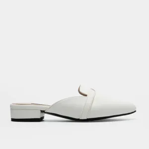 Ines Slip-On Loafers (White)