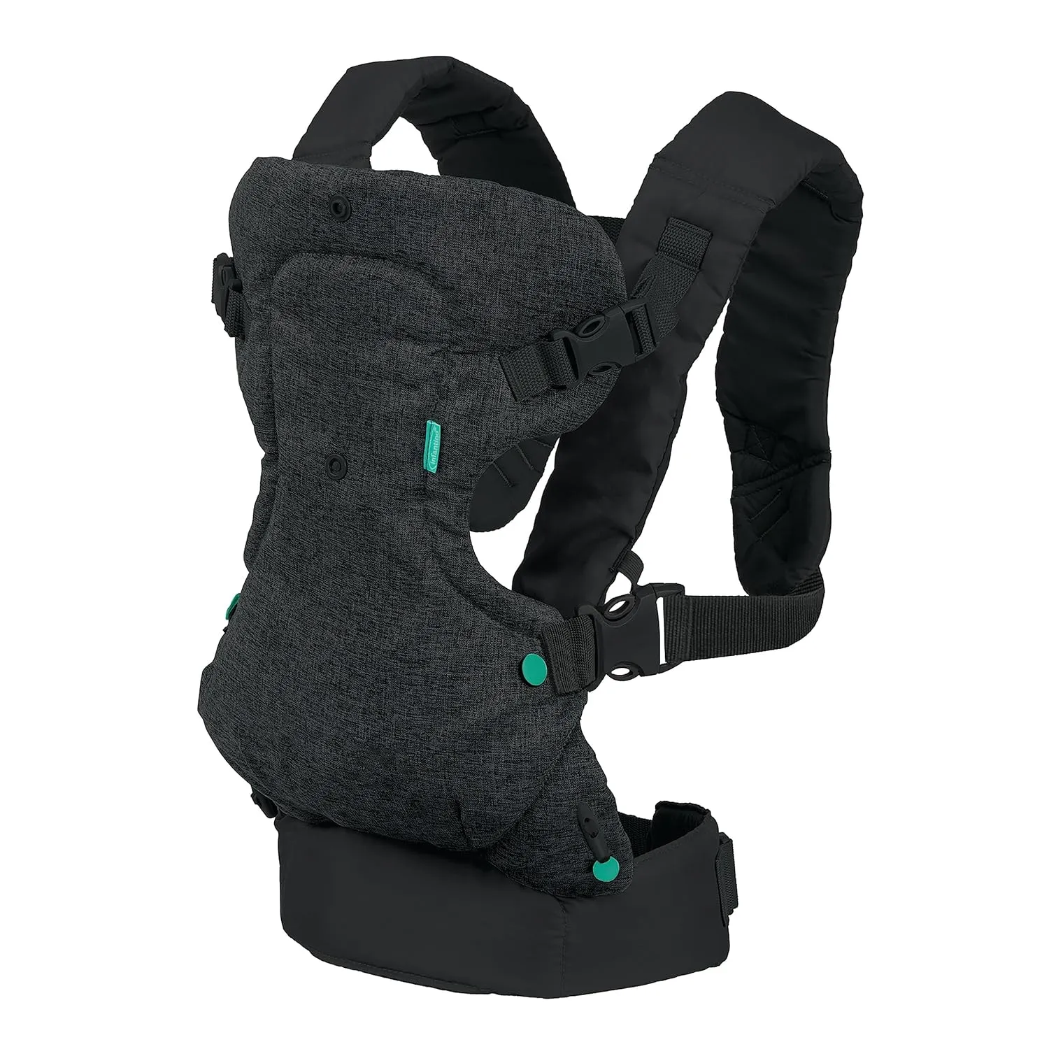 Infantino Flip Advanced 4-in-1 Baby Carrier - Ergonomic, Convertible, Face-in and Face-Out Front and Back Baby Carrier for Newborn to Toddler 8-32 lbs, Black