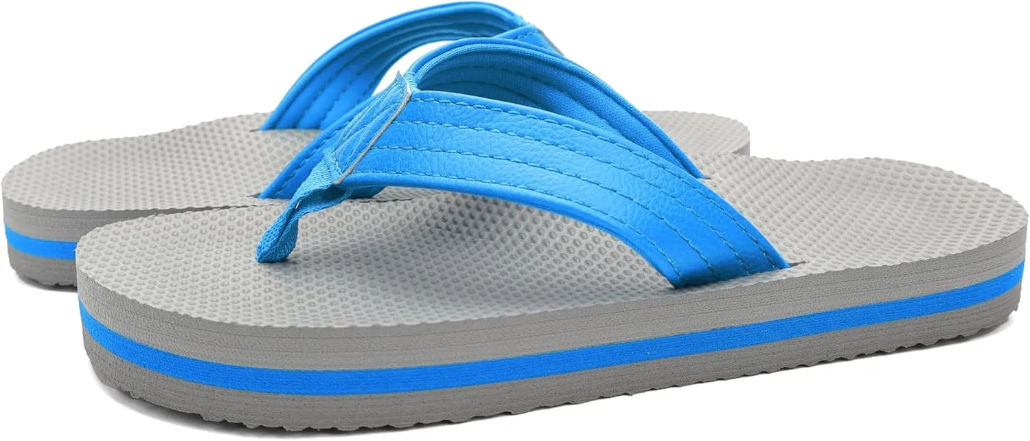 INMINPIN Kids Boys Girls Flip Flops Comfort Quick-Dry Beach Pool Aqua Thong Sandals(Little Kid/Big Kid)