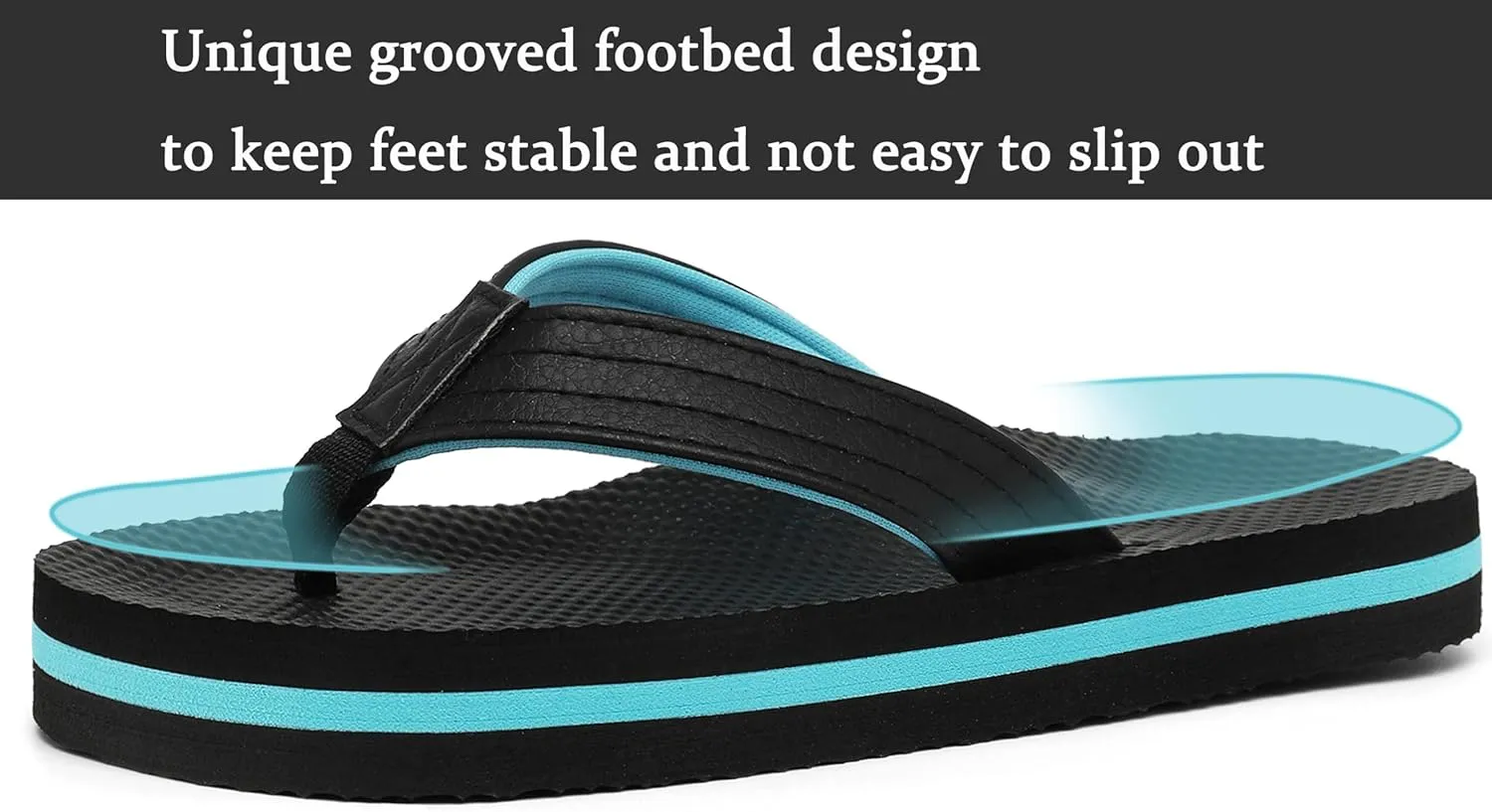 INMINPIN Kids Boys Girls Flip Flops Comfort Quick-Dry Beach Pool Aqua Thong Sandals(Little Kid/Big Kid)