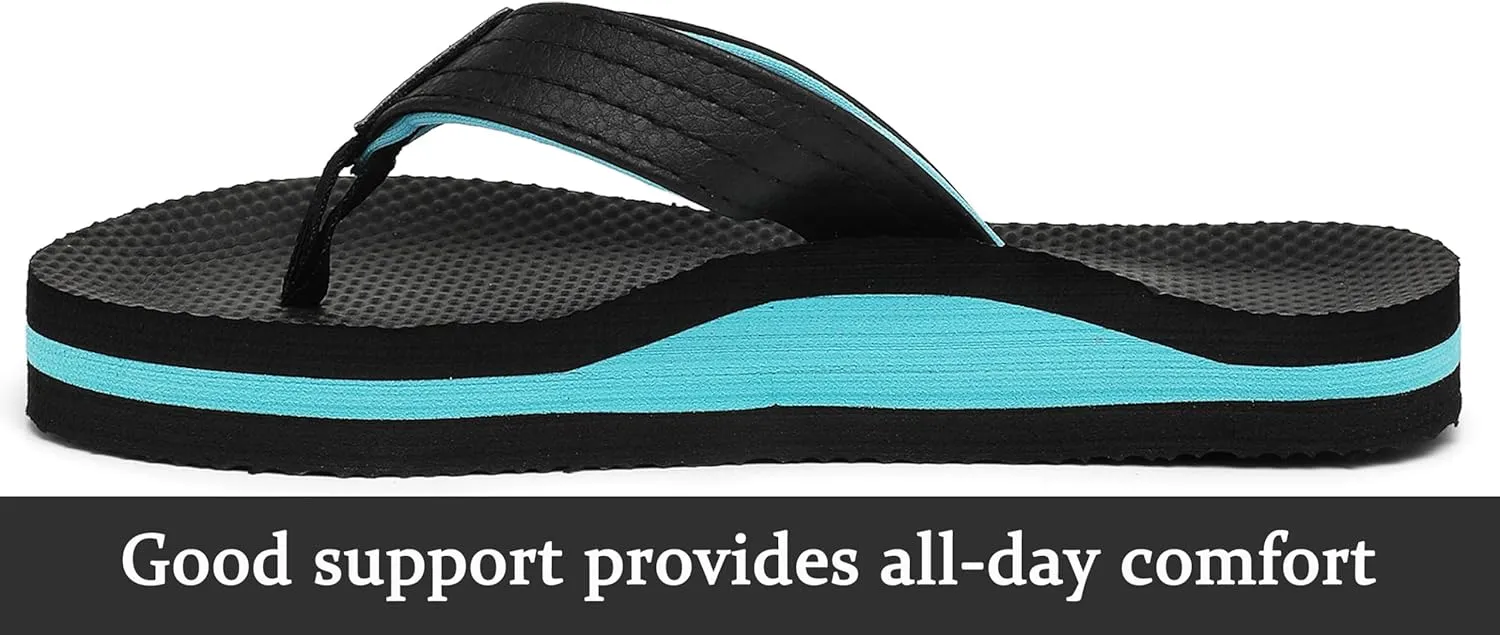 INMINPIN Kids Boys Girls Flip Flops Comfort Quick-Dry Beach Pool Aqua Thong Sandals(Little Kid/Big Kid)
