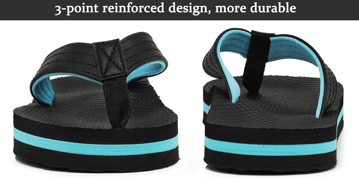 INMINPIN Kids Boys Girls Flip Flops Comfort Quick-Dry Beach Pool Aqua Thong Sandals(Little Kid/Big Kid)