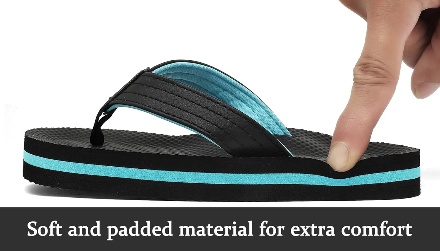 INMINPIN Kids Boys Girls Flip Flops Comfort Quick-Dry Beach Pool Aqua Thong Sandals(Little Kid/Big Kid)