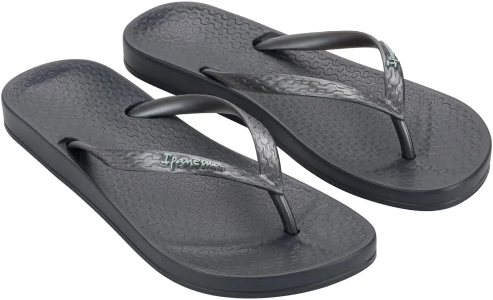 Ipanema Women's Flip-Flop, Grey Dark Silver, 8