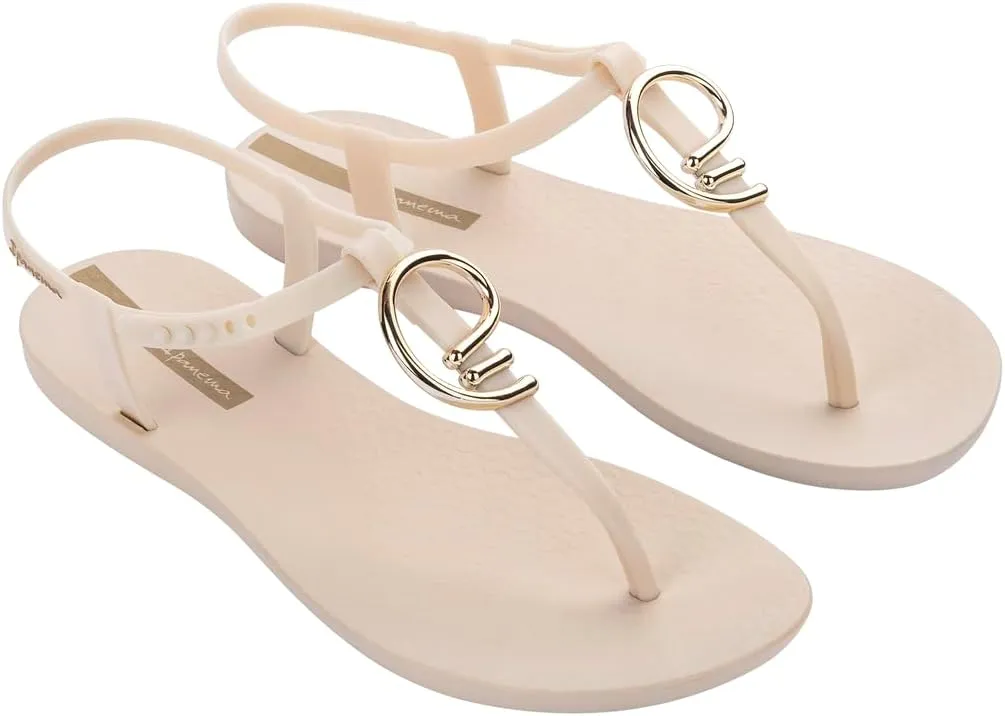 Ipanema Women's Slide Flip-Flop, Gold, 9.5-10