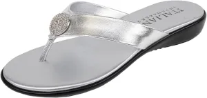 ITALIAN Shoemakers Women's Gea Thong Flip Flop Sandal
