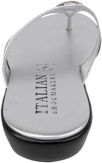 ITALIAN Shoemakers Women's Gea Thong Flip Flop Sandal