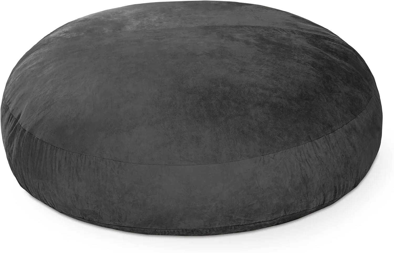 Jaxx 6 Foot Cocoon - 2-in-1 Convertible Bean Bag Bed & Large Bean Bag Chair for Adults, Black