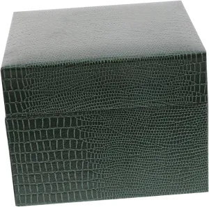 Jewelry Storage Box Watch Display Case Creative Flip Design Lizard Pattern